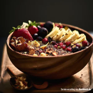 Rezept für Acai Bowl mit Früchten und Nüssen Bild