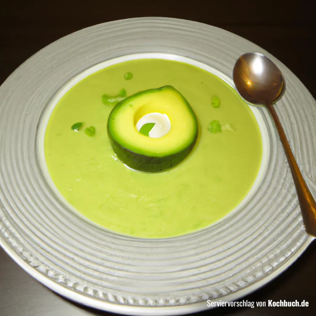 avocado suppe Bild