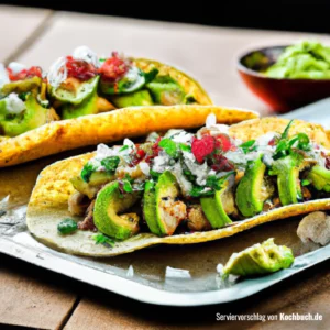 Rezept für Avocado-Tacos mit Sauerrahm Bild