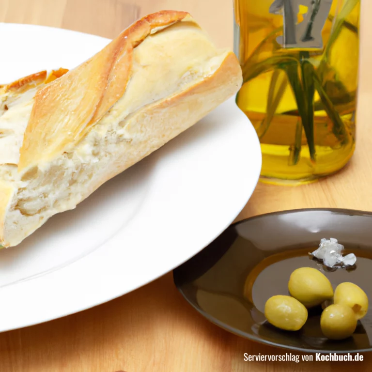 baguette mit olivenöl Bild
