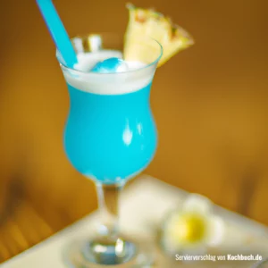 Rezept für Blue hawaiian Cocktail Bild