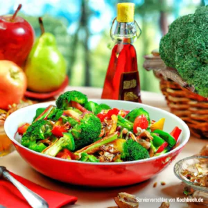 Rezept für Brokkoli-Apfel-Paprika-Salat Bild
