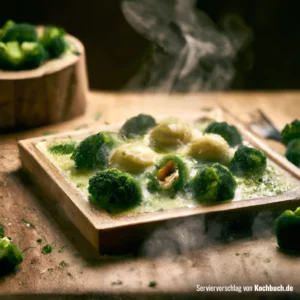 Rezept für Brokkoli Käse Gnudi Bild