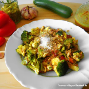 Rezept mit Brokkoli und Zucchini Bild