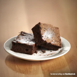 Rezept für Brownies ohne Schokolade Bild