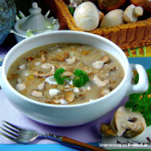Rezept für champignon suppe Bild