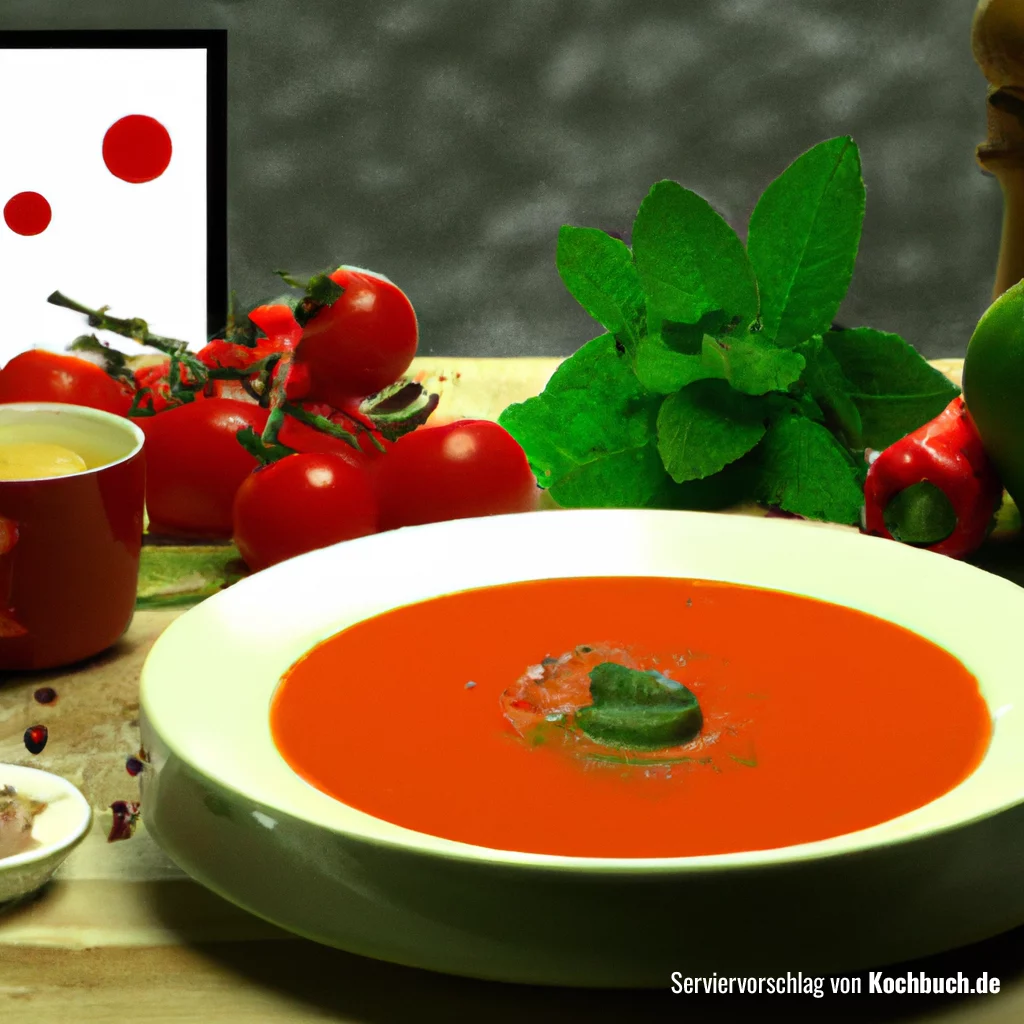 cremige tomatensuppe Bild