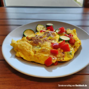 Rezept für eier omelett Bild