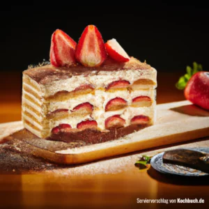 Rezept für Erdbeer-Tiramisu-Torte Bild
