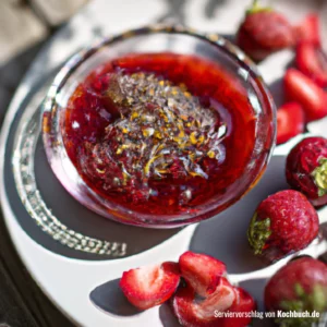 Rezept für Erdbeermarmelade ohne Zucker Bild