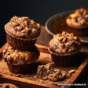 Rezept für Erdnussbutter Schokoladen Muffins Bild