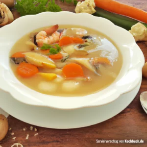 Rezept für Fischsuppe mit Gemüse Bild