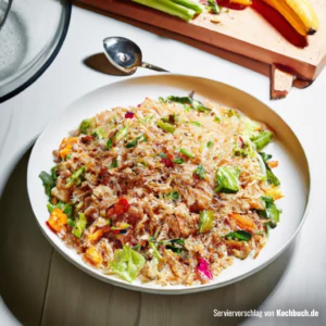 Rezept für Gebratener Reis mit Gemüse Bild