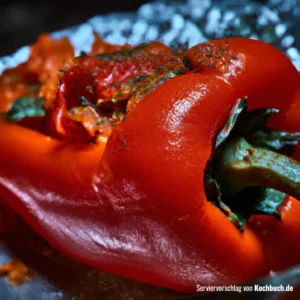 Rezept für Gefüllte Paprika Gemüse Bild