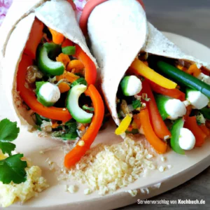 Rezept für Quinoa-Gemüse-Wrap Bild