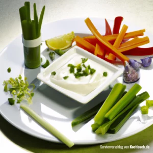 Rezept für Gemüsesticks mit Joghurt Dip Bild
