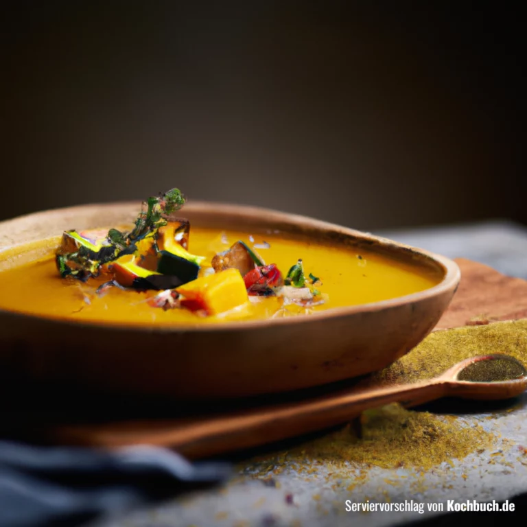 Gemüsesuppe mit Curry Bild