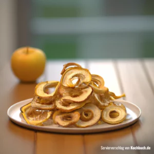 Rezept für getrocknete Apfelringe Bild