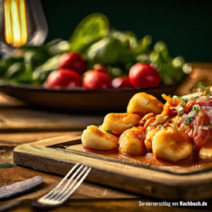 Rezept für Gnocchi mit Tomaten-Basilikum-Sauce Bild