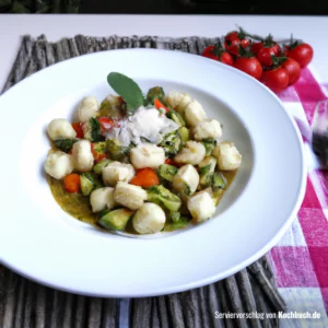 Rezept für Gnocchi mit Zucchini-Pesto-Sauce Bild