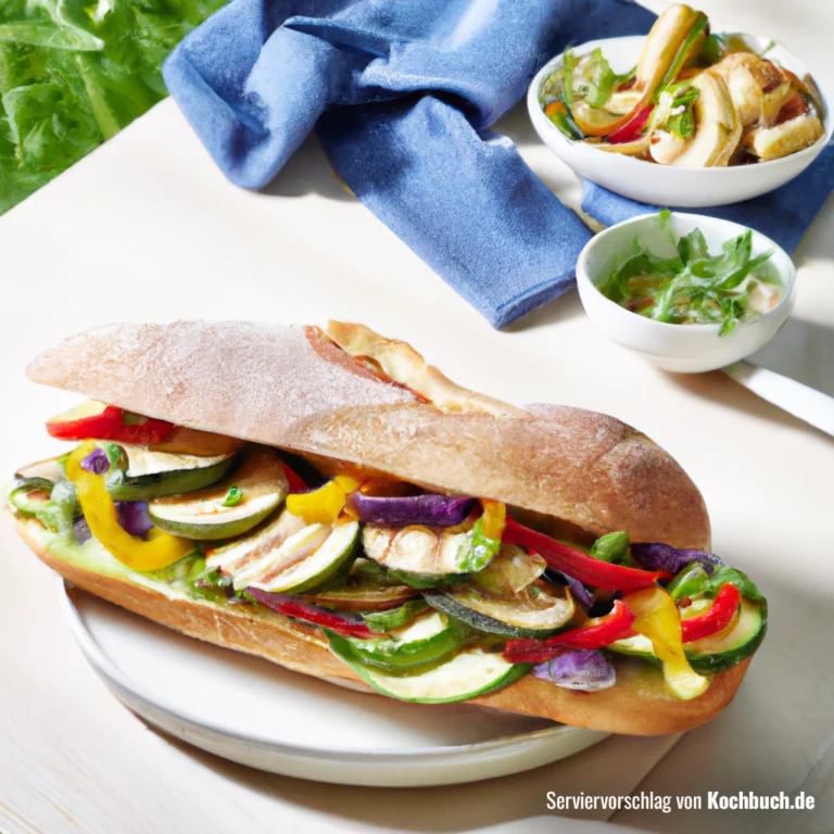 Grilled Veggie-Sandwich Bild