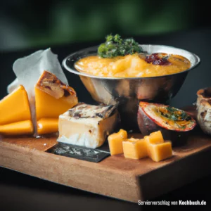Rezept für Käse Fondue mit Mangochutney Bild