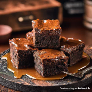 Rezept für Karamell-Brownies Bild