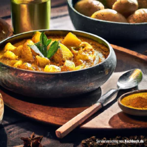 Rezept für Kartoffel-Curry Bild