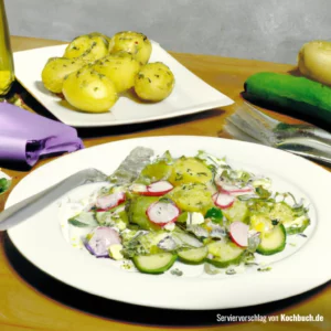 Rezept für Kartoffel-Gurkensalat Bild