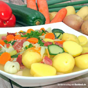 Rezept für Kartoffeln und Gemüse Bild
