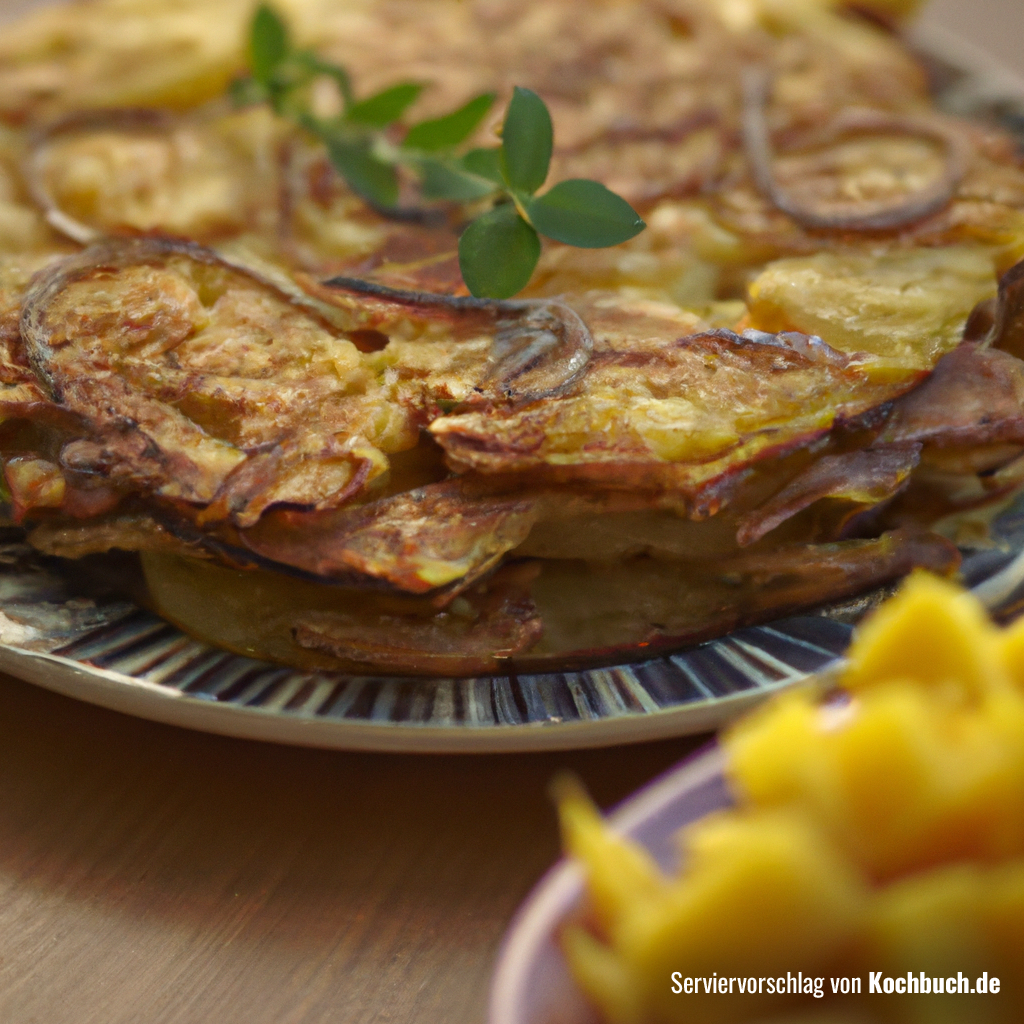 Einfaches 30 Min. Kartoffelpfannkuchen nach Omas Rezept Art.