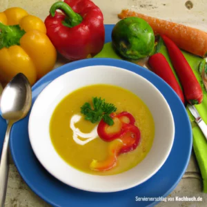 Rezept für Kohlrabi-Paprika-Suppe Bild