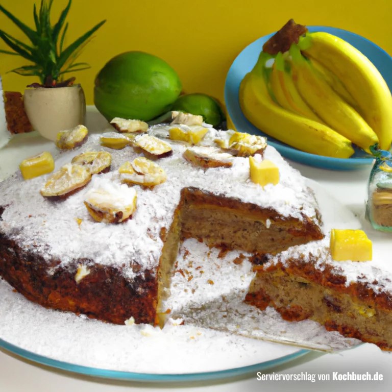 Kokosnuss-Bananen-Kuchen Bild