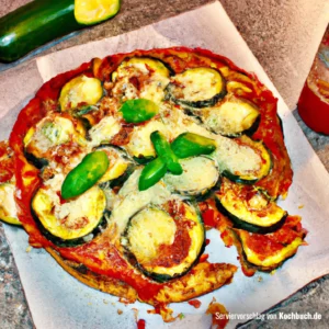 Rezept für Low Carb Pizza mit Zucchini-Crust Bild