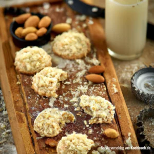 Rezept für Mandel Kokos Kekse Bild