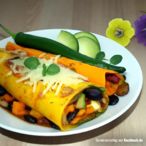 Rezept für mexikanische Kürbis-Enchiladas Bild