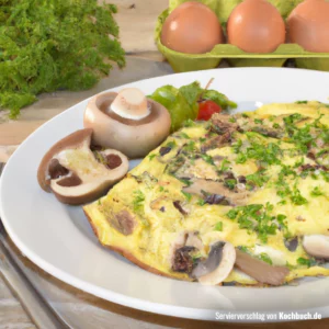 Rezept für Omelett mit Champignons Bild