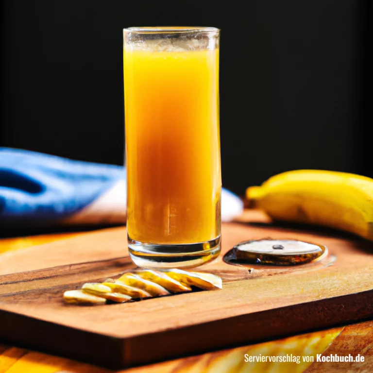 Orange-Banane-Saft Bild