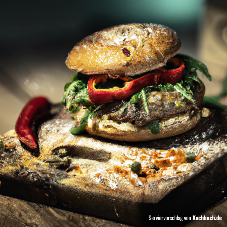 Paprika-Burger Bild