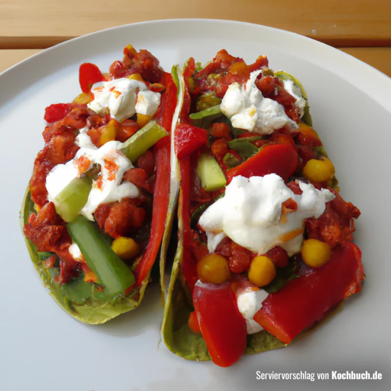 Paprika-Tacos mit Bohnen Bild