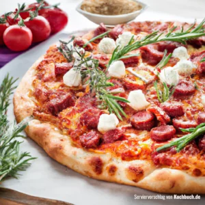 Rezept für Pizza Diavolo Bild