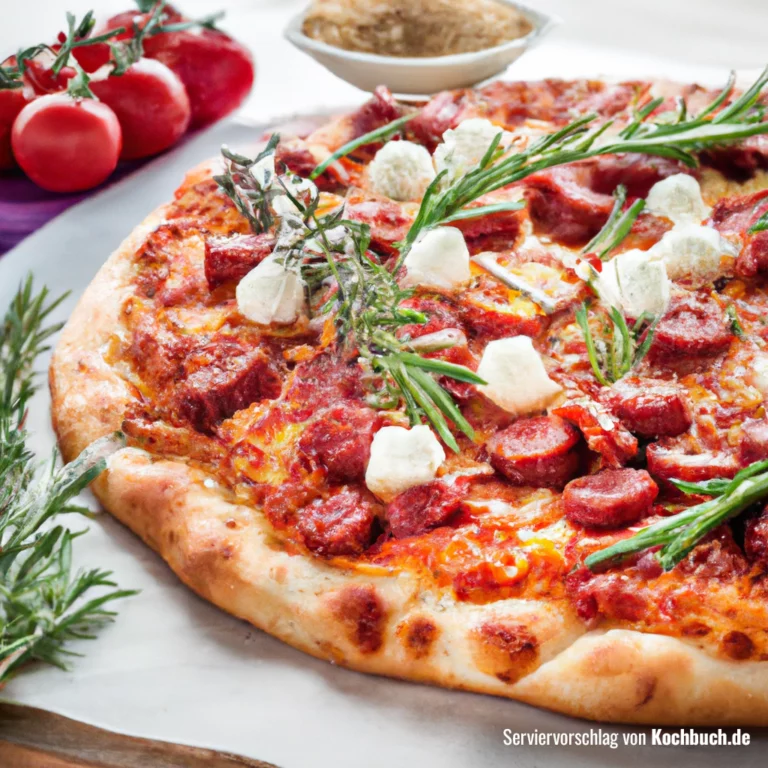 Pizza Diavolo Bild