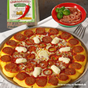 Rezept für Pizza Pepperoni Bild