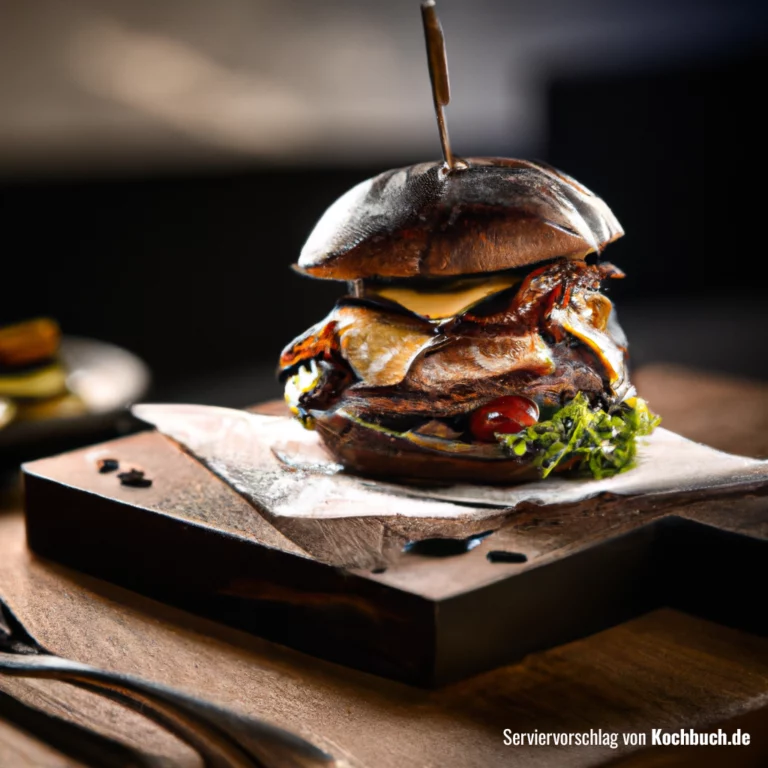 portobello burger Bild