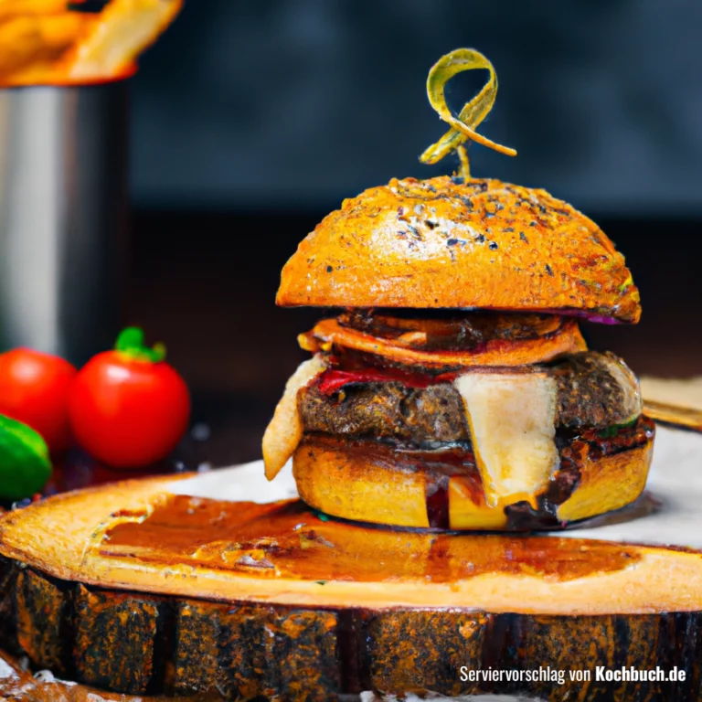 Portobello-Cheese-Burger Bild