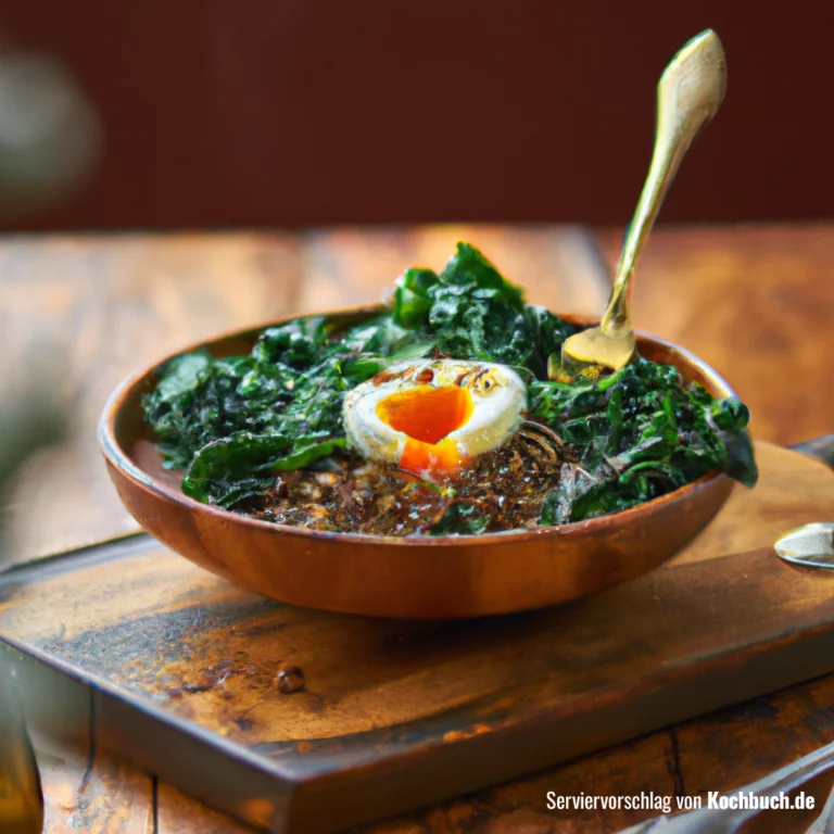 Quinoa-Bowl mit Spinat & Ei Bild