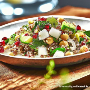 Rezept für Quinoa-Kichererbsen-Salat Bild