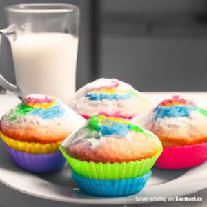 Rezept für Regenbogen-Muffin Bild