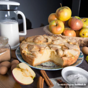 Rezept für Ruck Zuck Apfelkuchen Bild