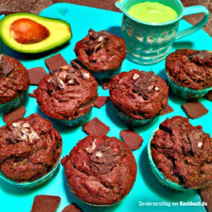 Rezept für Schokoladen-Avocado-Muffins Bild